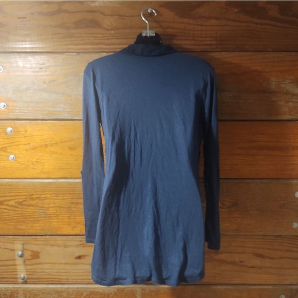 SPLENDID | TWO BLUE TONES COLLARED LONG SLEEVE SHIRT - Picture 3 of 3